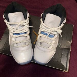 Jordan Kids White and Black Sneakers, great condition